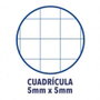 Oxford Recambio de Cuaderno Tapa Blanda A4+ 80 Hojas Cuadriculada Azul Oscuro